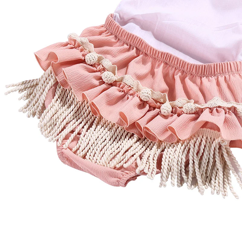 2019 Hot Sale Boutique Newborn Baby clothes Romper Girl Fringe Romper