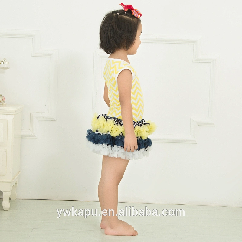 Chevron Top And Casual Chiffon Tutu Short Cute Mini Skirt Knitted Baby Clothes
