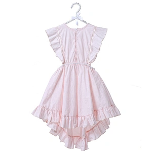 Children Girls Formal Party Swallow Tail Flower Girl Dress