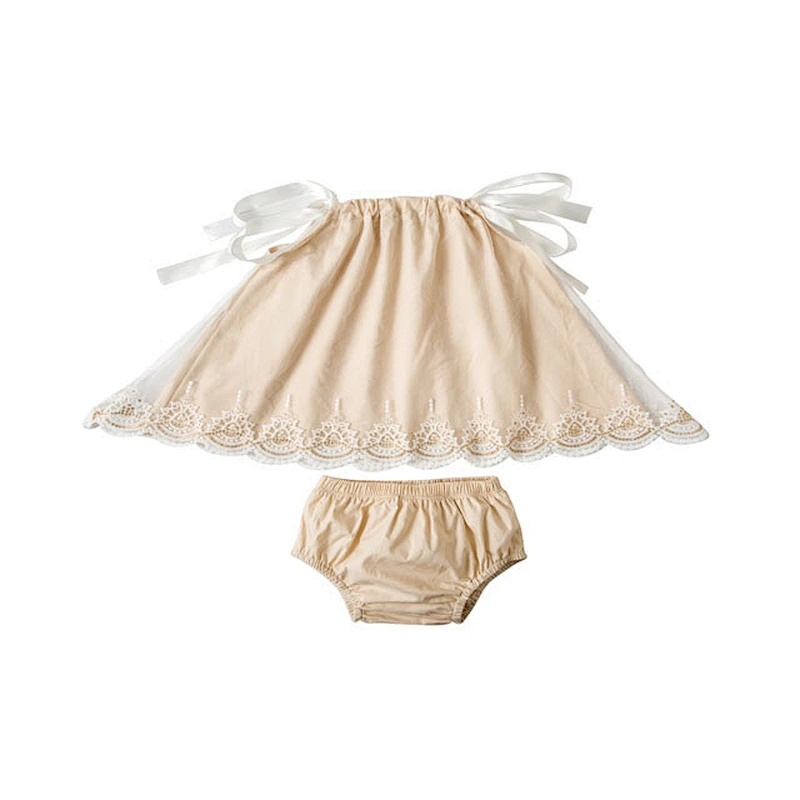 Wholesale Lovely Baby Clothes Kids Clothing Set For Girls Boutique Clothing Sets Summer Bow Knot Ribbons Girls Outfit Baby
