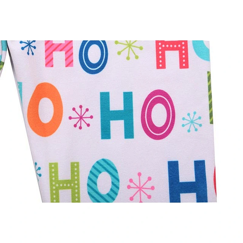 Colorful Kids Girls Leggings with Letters Print for 2018 Christmas