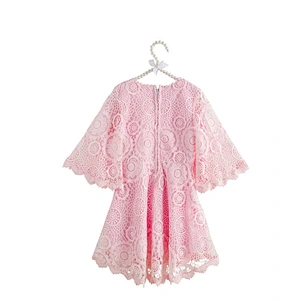 Wholesale Baby Girls Party Princess Lace Dress One Piece Kids Clothing Stylish Baby Fancy Frocks