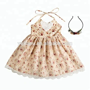 Factory direct wholesale summer baby party dress spring dress for little girl