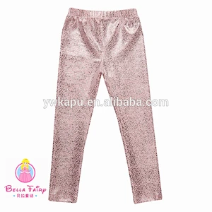 Wholesale 2018 Autumn holes design baby pants sequin girl leggings
