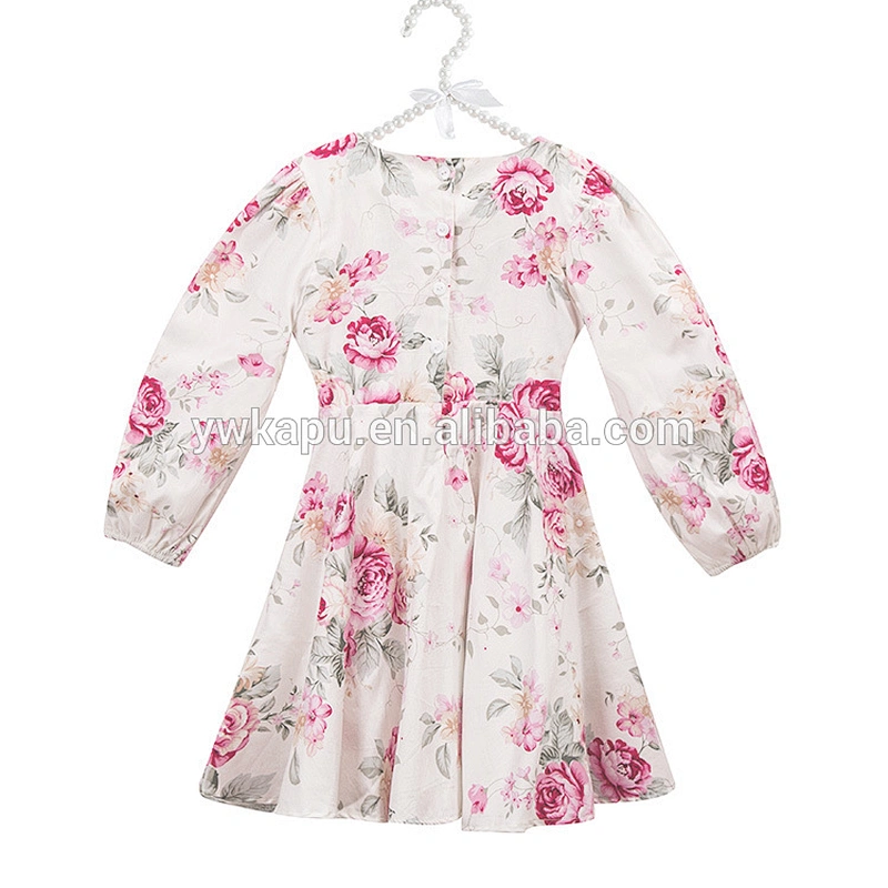Kapu toddler clothing flower girl dress patterns wholesale girls cotton frock designs dress