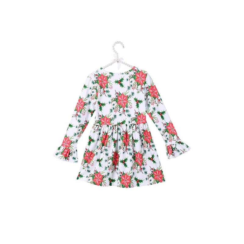 Best selling products baby boutique clothes print dress for kids