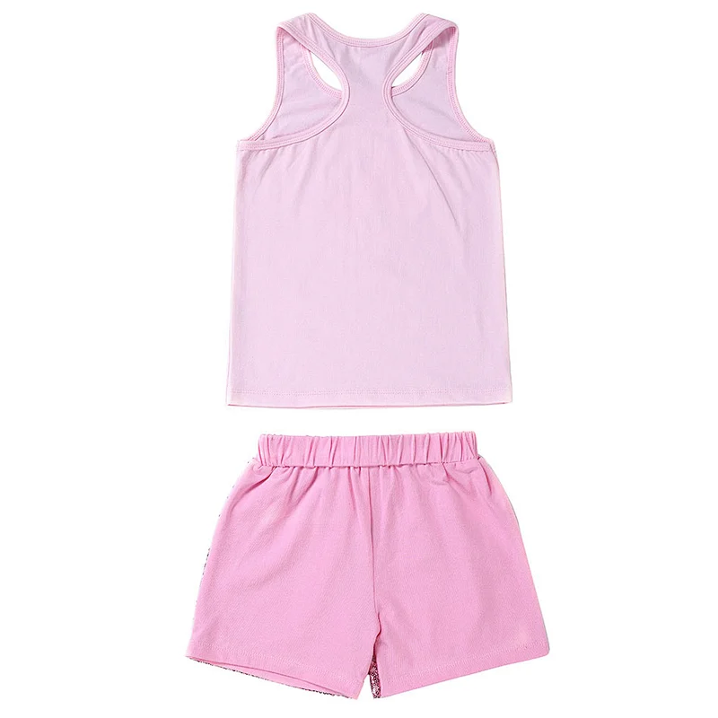 Easter day design baby girls outfits newborn baby girl 2 pcs summer clothes set with sequin shorts