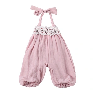 Wholesale Summer Baby Girl White Rompers Hot Sale Jumpsuit for Babies Kids Clothing Sets