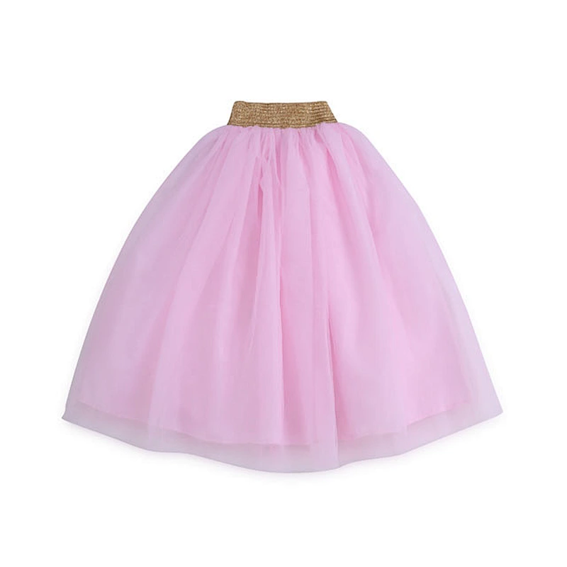 Popular baby girl tutu tulle dance dress multi color long maxi skirt