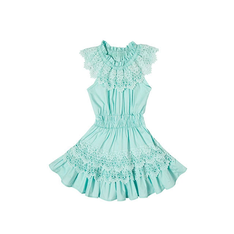 2018 Summer  Baby Girl Fashion Party  Flower Princess Wedding Tunic Dresses