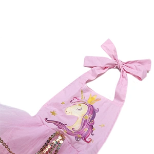 Newest design unicorn printing baby tutu rompers