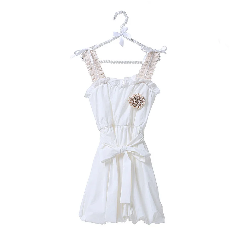 Summer baby girls dress  kids party wears flower girl bubble dress
