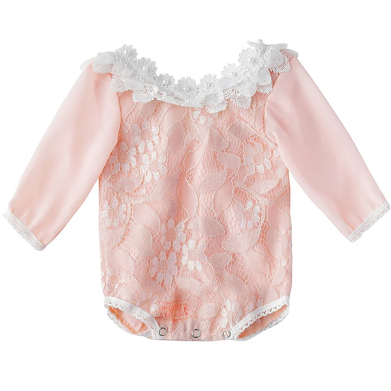 Cute newborn baby girl short sleeve rompers  jumpsuit clothes