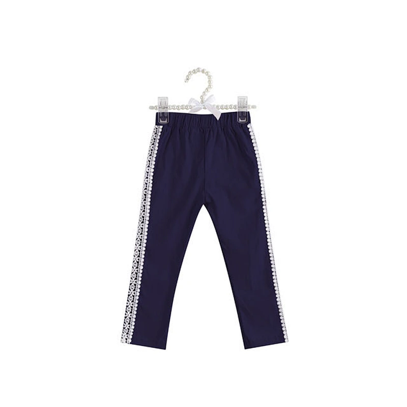 Latest Kids Cotton Boutique Pants Bulk Sale Plain Color Baby Girls Leggings