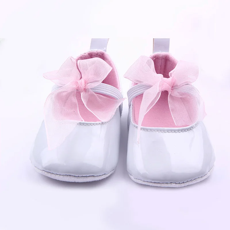 Wholesale Adorable Newborn Lace Bow Baby Girl Shoes Princess Toddler Shoes For Girl
