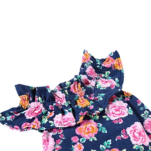 Newborn baby clothing floral baby girl rompers