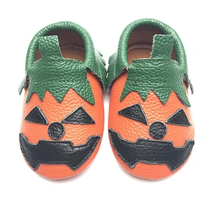 2019 Factory Direct Boutique Fancy Baby Girls Shoes  Halloween Pumpkin Toddler Shoes