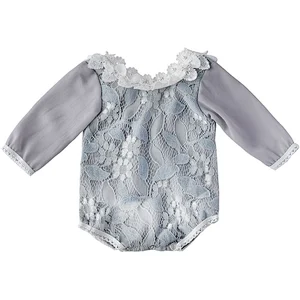 Cute newborn baby girl short sleeve rompers  jumpsuit clothes