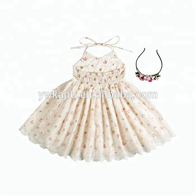 Factory direct wholesale summer baby party dress spring dress for little girl