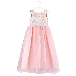 Wholesale manufacturer wedding and party dress kids and children clothes fancy flower girl dresses