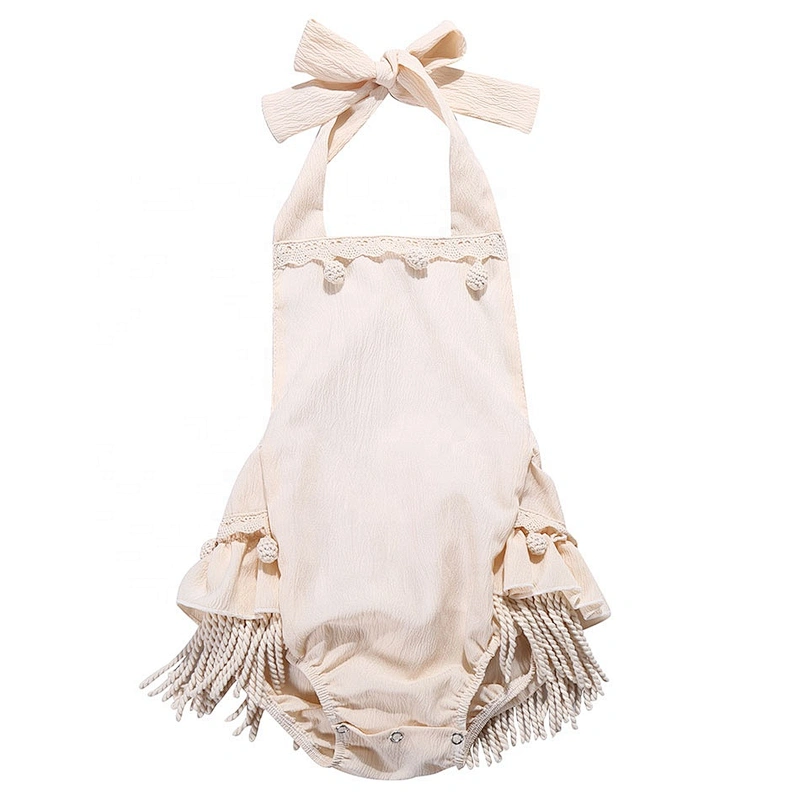 morden comfortable exquisite  baby fringe romper