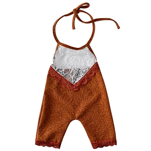 OEM service manufacture Kids clothing baby clothes fall sleeveless baby romper
