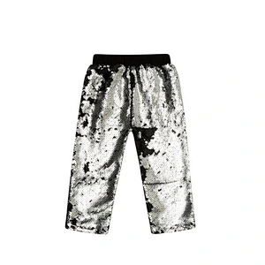 2018 Wholesale Custom Fitness Clothing Sequined Pants for Lovely Girls