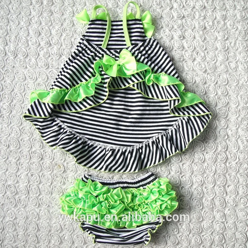 2018 Summer Girls Swing Dress & Bloomer Kids Outfits Infant Baby Set Persnickety Children Clothes
