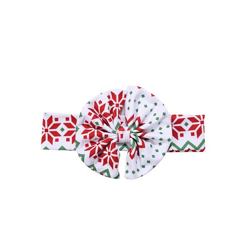 2018 Christmas Party Colorful Girls Headband with Custom Print