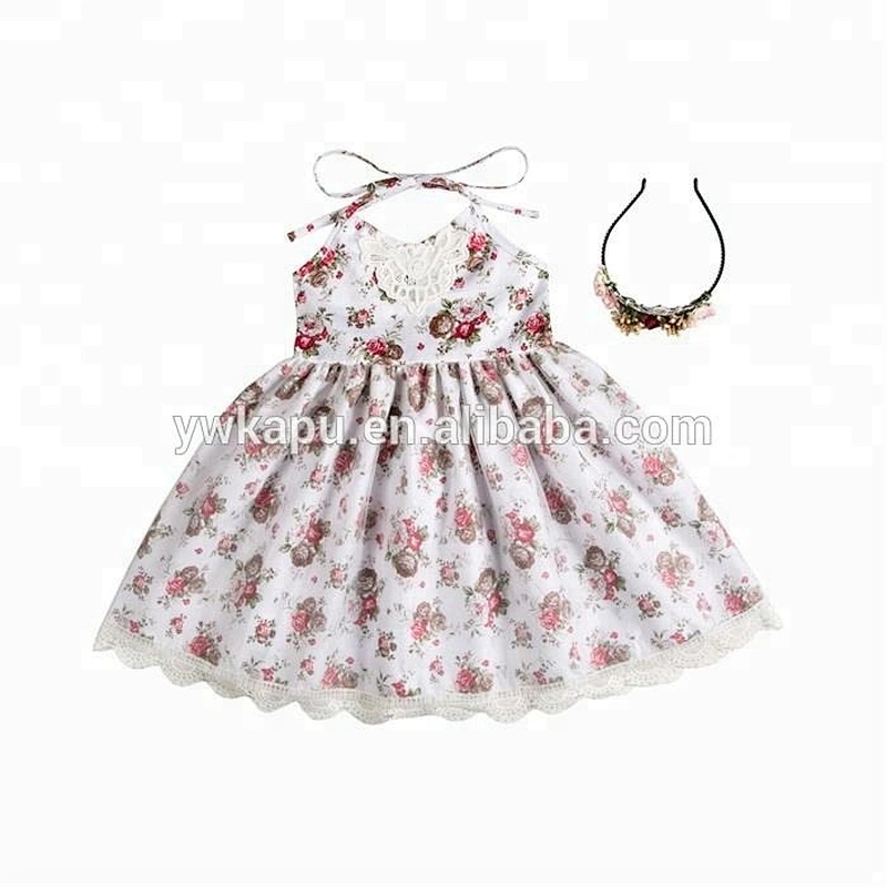 The newest baby girl dress baby girl spring dress for 0-8 year old girl