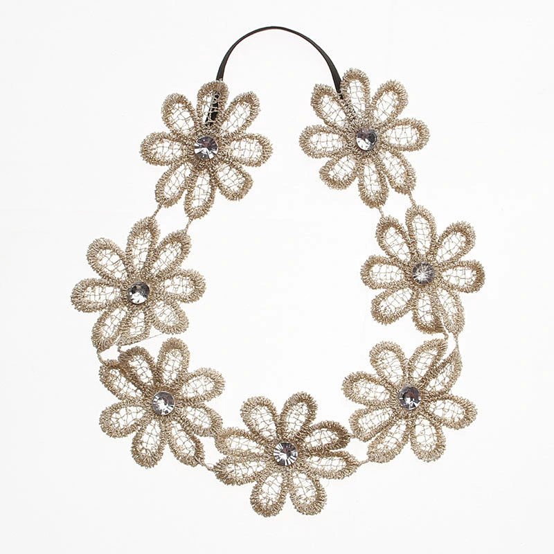 New Design Flowers Baby Elastic Headband for Photography