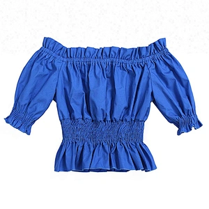 New Model Children's Tunic Top Wholesale Plain Color Toddler Girl Tops