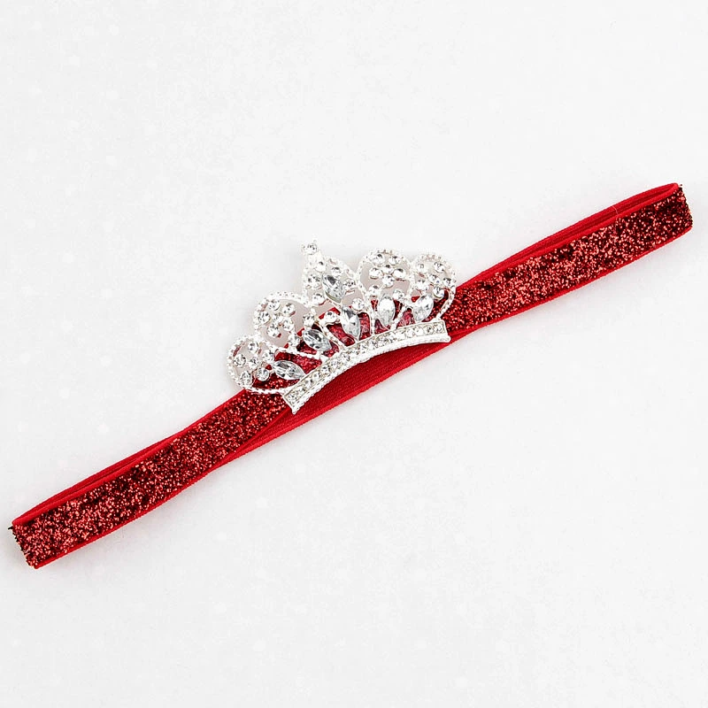 0-4 Year Unsex  Kids Hair Accessories Handmade  Crystal Crown Hair Band