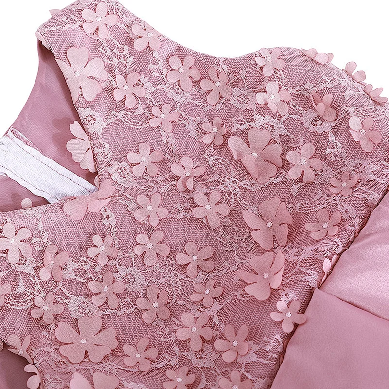 New Fashion Flower Girl Dress Party Birthday wedding princess Toddler baby Girls