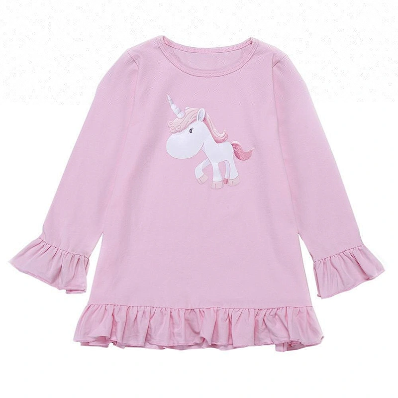 Wholesale Children Clothing Cute Baby Girl Long Sleeve T-Shirt Toddler Blank Tank top