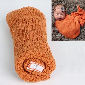 KAPU Soft Cotton Newborn Stretch  Wrap Photography Props For baby