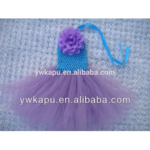 New arrival baby crochet top tutu tutu dress fabric tutu dress cutting in stock