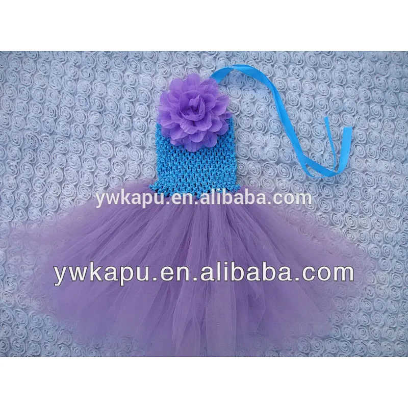 New arrival baby crochet top tutu tutu dress fabric tutu dress cutting in stock