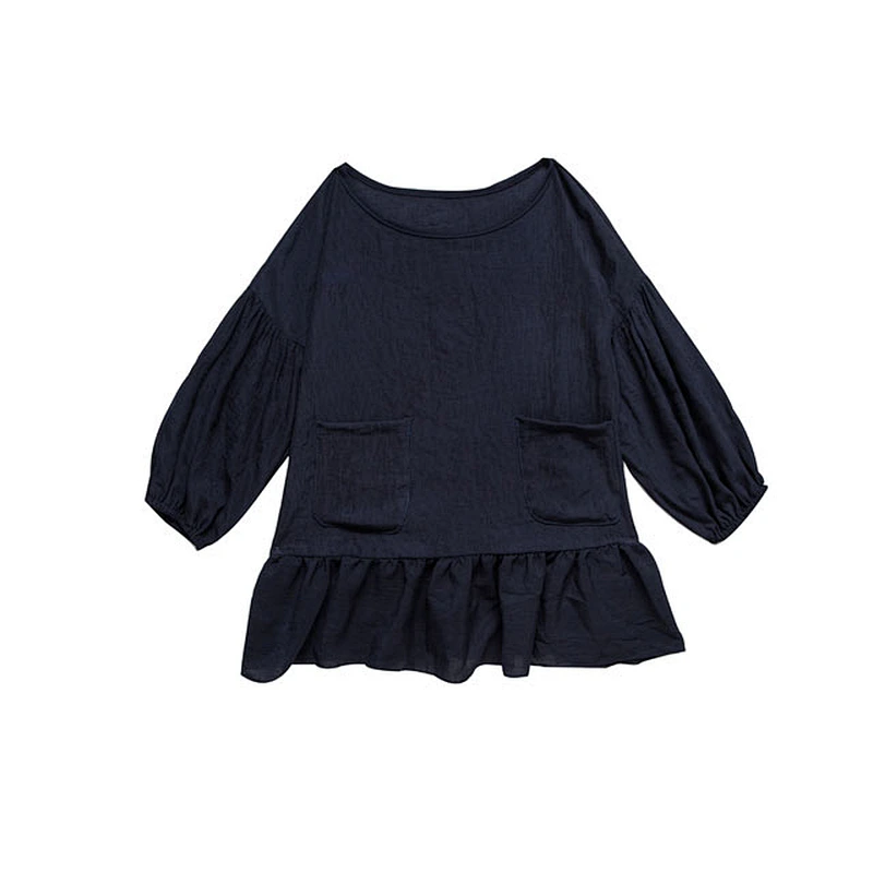 Cute Baby  Cotton Clothes Baby Girl  Long Sleeve Pockets O-Neck Autumn Clothes 2T-8T