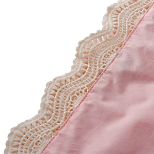 Popular Baby Clothe Cotton Print Lace Baby  Blanket For Girl