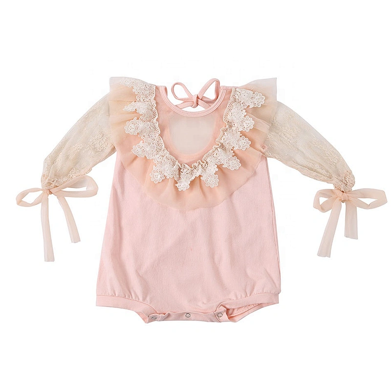 Newborn Baby Boutique Clothing Baby Lace Romper