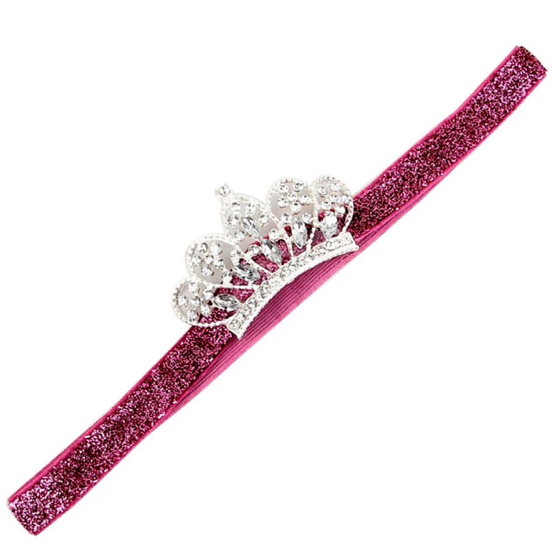 0-4 Year Unsex  Kids Hair Accessories Handmade  Crystal Crown Hair Band