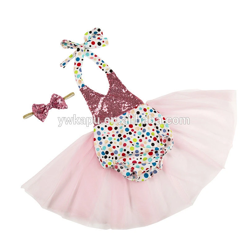 New arrival boutique toddler gold sequin romper sweet flower baby girl tutu romper