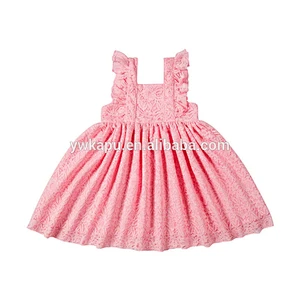 New style birthday baby dress for 0-4 years boutique summer dress from Yiwu Kapu