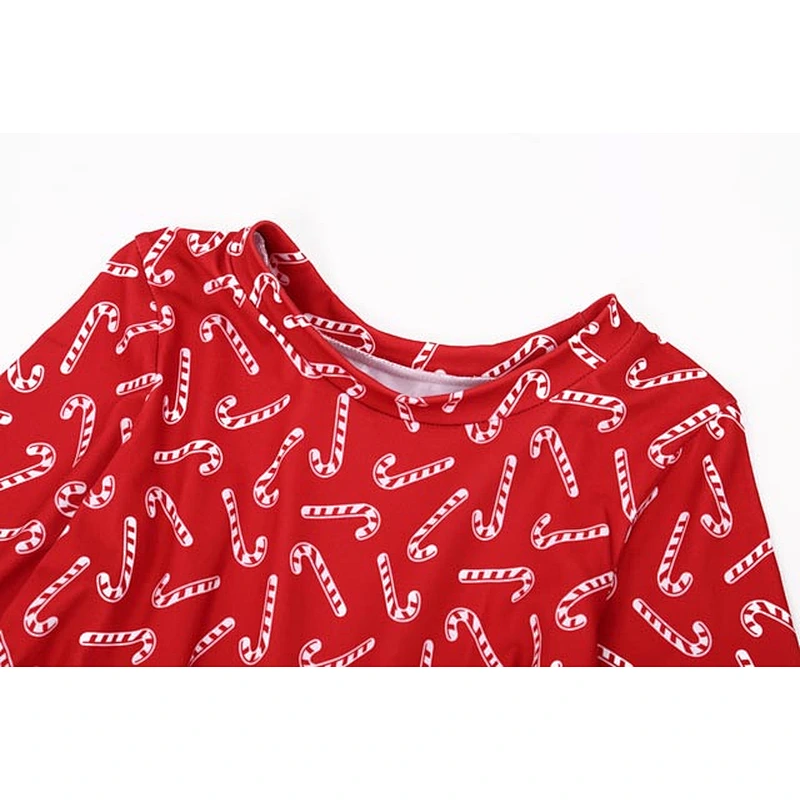 Fashionable Christmas Boutique High-low Dress for Girls Xmas Party