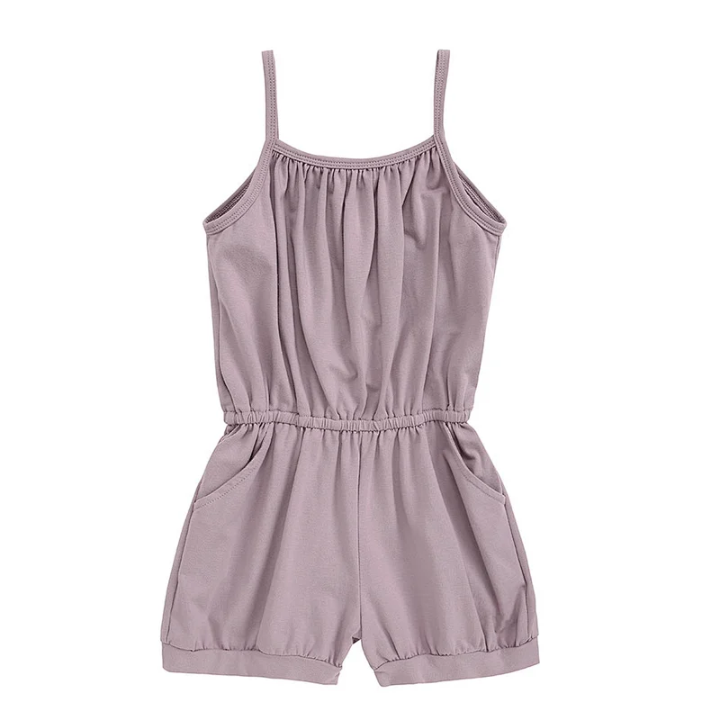 New Fashion cotton romper Toddler Girls Baby Clothes Girl Sleeveless  Harem Frock Romper Clothing