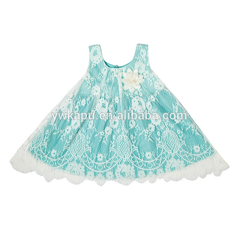 Popular summer children clothing wholesale girl lace princess fancy dress