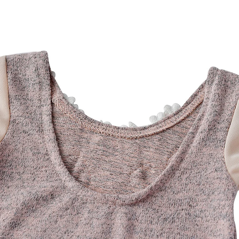 Cute knitted infant baby girl summer bodysuit romper clothing
