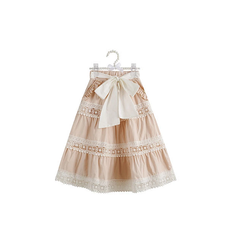 Baby Wear China Cute  Bow Knot Lace Girls Long Maxi Skirts