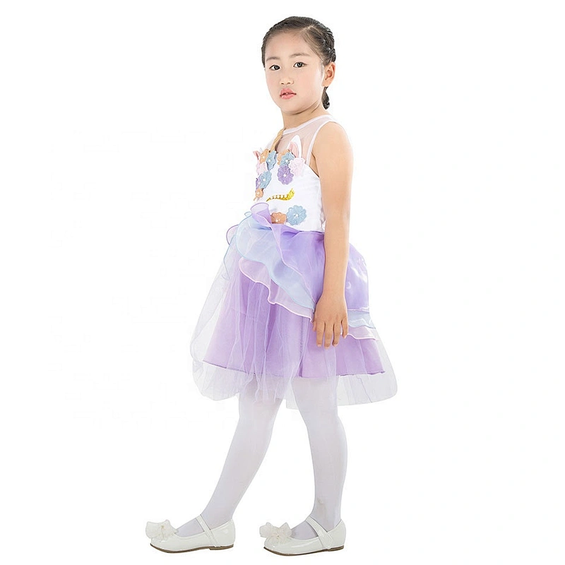 Fancy Unicorn Princess Tutu Dresses for Kids Girls Party